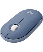 Logitech Pebble Wireless Mouse With Bluetooth - Blueberry