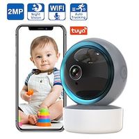 Tuya smart baby monitor PTZ 2MP camera smart wifi baby monitor mobile phone baby monitor camera Lightinthebox - thumbnail