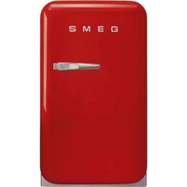 Smeg Single Door Refrigerator 38 Liters - Red (FAB5RRD3GA)