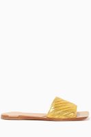 Ravello Pleated Leather Mules Ravello Pleated Leather Mules
