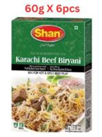 Shan Karachi Beef Biryani Masala - 60 g x 6