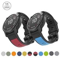 Fenix 5X Band 26mm Easy-fit Sport Strap Silicone Watch Band Replacement for Garmin Fenix 5X Plus/Fenix 6X/ Fenix 6X Pro/Fenix 7X/ Fenix 3 HR Smartwatch miniinthebox - thumbnail