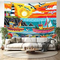 Sailing Landscape Hanging Tapestry Wall Art Large Tapestry Mural Decor Photograph Backdrop Blanket Curtain Home Bedroom Living Room Decoration Lightinthebox