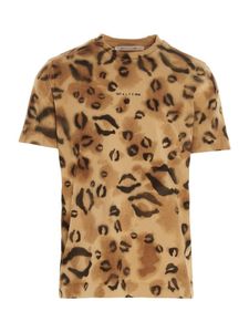 Leopard Print Logo T-Shirt