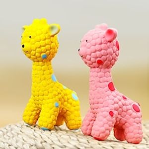 Pet Toy Latex Pink Deer Yellow Deer Puppy Dog Interactive Teeth Grinding Bite Resistant And Soundmaking DogDog Toys Lightinthebox