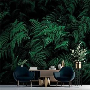 Plants Wallpaper Mural Fern Thickets Wall Covering Sticker Peel and Stick Removable PVCVinyl Material Self AdhesiveAdhesive Required Wall Decor for Living Room Kitchen Bathroom Lightinthebox