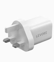 Levore Wall Charger Power Delivery Pd 2 Ports 33w-(White)-(LGW121-WH)