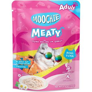 Moochie Cat Food Tuna Recipe In Gravy Pouch 12 x 70 g