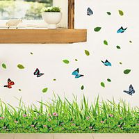 Animals Floral Plants Wall Stickers Bedroom Living Room Removable Pre-pasted PVC Home Decoration Wall Decal 1pc miniinthebox - thumbnail