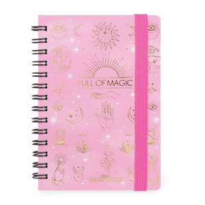 Legami 12-Month Diary - 2024 - Small Weekly Spiral Bound Diary - Magic