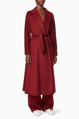 Pistoia Camel and Cashmere Robe Coat