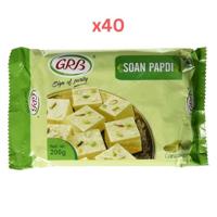 GRB Soan Papdi - Regular 200gm Pack of 40