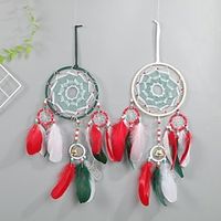 new christmas bells dream catcher indoor door hanging wall hangings holiday decoration creative gifts for friends and girlfriends miniinthebox - thumbnail