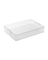 Homesmiths Stackable Storage Bin with Lid 32.7 x 22.2 x 5.6 cm