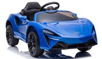 Megastar Ride On 12V Licensed Signature Mclaren Artura Car Leather Seat, Blue - jl211-blu (UAE Delivery Only)