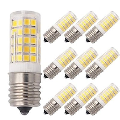 9 Pcs Led Corn Light Bulb E17-5W-52d Ceramic Direct Insertion Light Source 110v220v Refrigerator And Freezer Light Bulb Lightinthebox