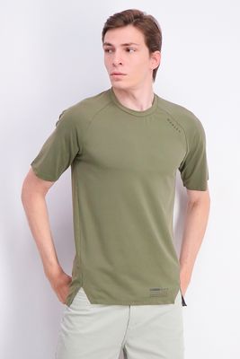 Mens Crew Neckline Short Sleeve Top  Dark Brush