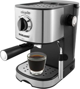 Sonashi Coffee Maker All in One - Manual Coffee Maker with 850W Ulka Italy Pump