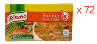 Knorr Shrimp Broth Cubes, 60G Pack Of 72 (UAE Delivery Only)