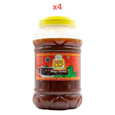 Super Chef Mango Chutney (Sweet) 5Kg (Pack Of 4)
