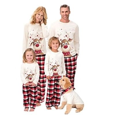 Family Christmas Pajamas Santa Claus Cute Christmas Pajamas Home Print White Long Sleeve Mommy And Me Outfits Active Matching Outfits Lightinthebox Family Christmas Pajamas Santa Claus Cute Christmas Pajamas Home Print White Long Sleeve Mommy And Me Outfits Active Matching Outfits Lightinthebox