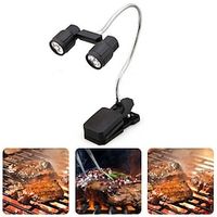 Barbecue Grill Light Home Furnishing-Kitchen Bar and Restaurant Supplies Dining Supplies Barbecue Supplies LED Clip Reading Light 6 LEDs Barbecue Grill Light Dual Head Clip Dual Head Clip Light Lightinthebox - thumbnail