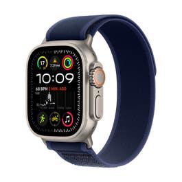 Apple Watch Ultra 2 GPS + Cellular 49mm Natural Titanium Case with Blue Trail Loop - M/L