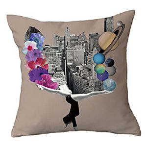 Double Side Cushion Cover 1PC Soft Decorative Square Throw Pillow Cover Cushion Case Pillowcase for Sofa Bedroom Superior Quality Machine Washable Lightinthebox