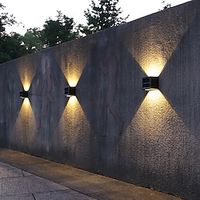 Solar Outdoor Wall Lamp 2 Modes Lighting Adjustable Solar Light Up And Down Luminous Villa Courtyard Wall Railing Decor Light Outdoor Waterproof Spot Light for Yard Deck Garden Garage Walkway Porch miniinthebox - thumbnail