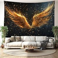 Gold Wing Hanging Tapestry Wall Art Large Tapestry Mural Decor Photograph Backdrop Blanket Curtain Home Bedroom Living Room Decoration Lightinthebox