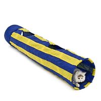 Pet Cat Tunnel Tube Kitten Cat Rabbit Puppy Collapsible Hide See Fun Toy Tunnels