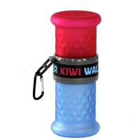 Kiwi Walker 2In1 Travel Bottle For Dogs - Pink&Blue-10X24Cm