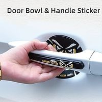 Car Door Bowl Handle Sticker Car Door Anti-collision Strip Black Cat Eye Transparent Cat Eye Lightinthebox - thumbnail