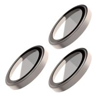 Levelo Lucent Trio 9H Hardness Camera Lens Protector - Natural Titanium (Pack of 3)