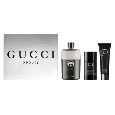 Gucci Guilty Pour Homme EDT 90ml + SGel 50ml + Deo Stick 75ml Set (M)