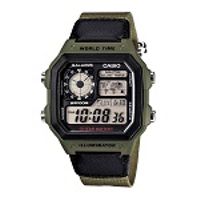 Casio World Time Alarm Digital Watch (AE-1200WHB-3BVDF) Casio World Time Alarm Digital Watch (AE-1200WHB-3BVDF)