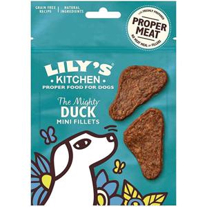 Lily's Kitchen The Mighty Duck Mini Jerky Grain Free Dog Treats (70 g)