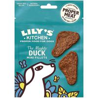 Lily's Kitchen The Mighty Duck Mini Jerky Grain Free Dog Treats (70 g) - thumbnail