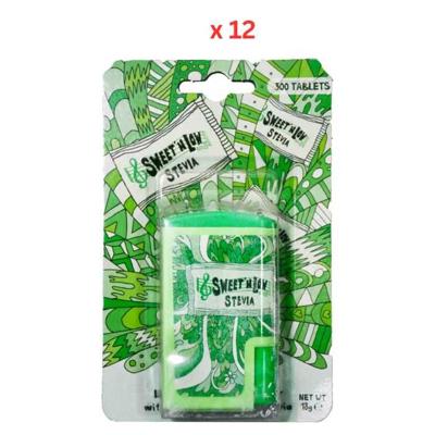 Sweet N Low Stevia Low Calorie Sweetener 300 Tablets 12x 18G