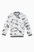 Logo Zip-Up Jersey Sweatshirt - thumbnail