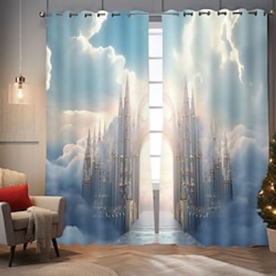Blackout Curtains, Curtains for Bedroom Living Room Thermal Insulated Curtains, Window Treatments Patterned Drapes Panels Lightinthebox