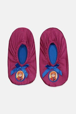 Baby Girls Frozen Anna Slipper Sock Purple Baby Girls Frozen Anna Slipper Sock Purple