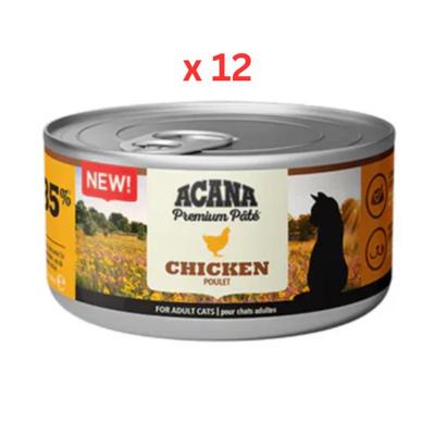 Acana Premium Chicken Pate Cat Wet Food 85G Pack Of 12