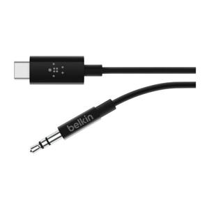 Belkin Rockstar 3.5mm Audio Cable with USB-C Connector 1.8m - Black