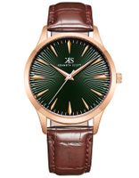 Kenneth Scott Men's Analog Green Dial Watch - K22016-RLDB