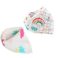 Little Story - Muslin Bandana Bibs - Set Of 2 - Unicorn LS_MBBS2_UN