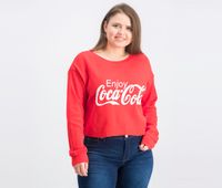 Womens Long Sleeve Graphic Sweaters  Red - thumbnail