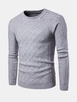 Mens Jacquard Knitted Sweaters - thumbnail