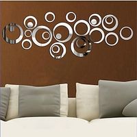 Decorative Wall Stickers - 3D Wall Stickers / Mirror Wall Stickers Shapes Living Room / Bedroom / Kitchen miniinthebox Decorative Wall Stickers - 3D Wall Stickers / Mirror Wall Stickers Shapes Living Room / Bedroom / Kitchen miniinthebox