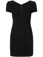 Chanel Pre-Owned 1996 short-sleeved mini dress - Black